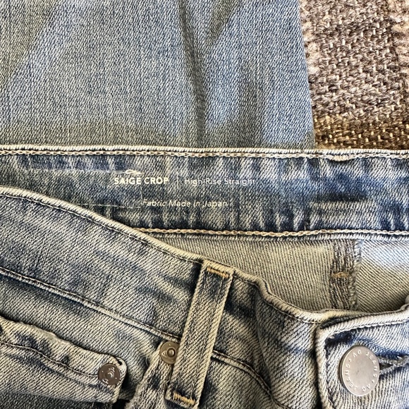 AG Saige Crop Jeans In Driftwood - Picture 3 of 5